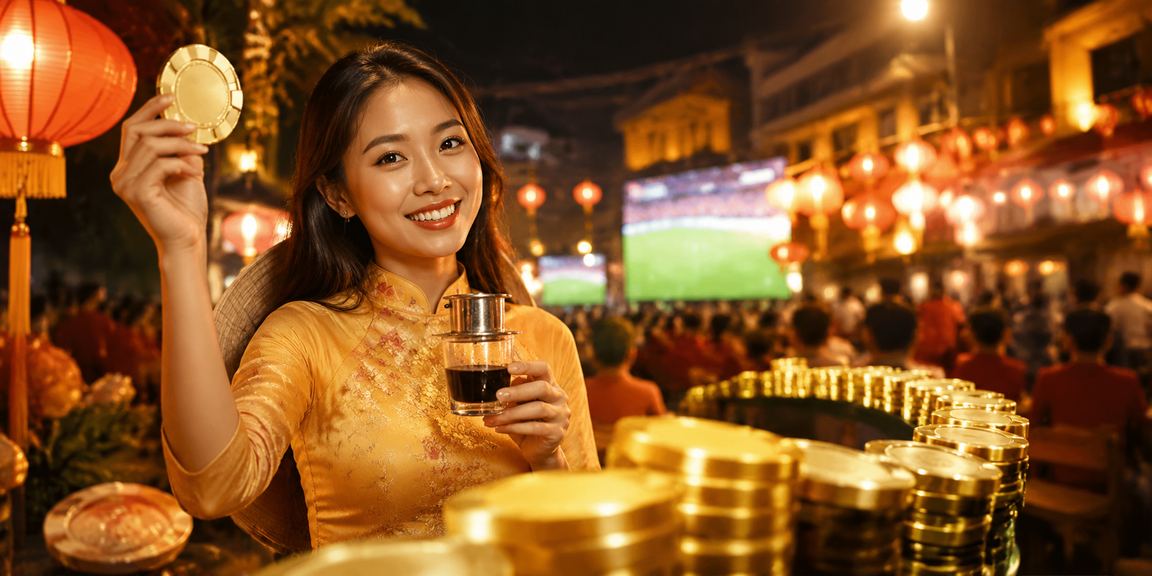Người dùng tại Huế ngồi cà phê tìm hiểu cách sử dụng nền tảng cá cược và casino trực tuyến